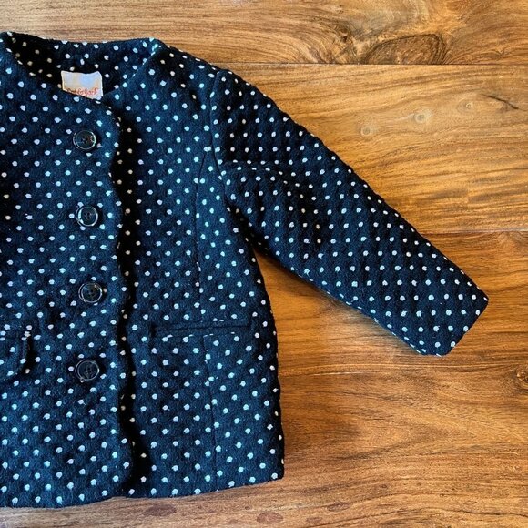 Cat & Jack Black & White Polkadot Jacket - Picture 2 of 8